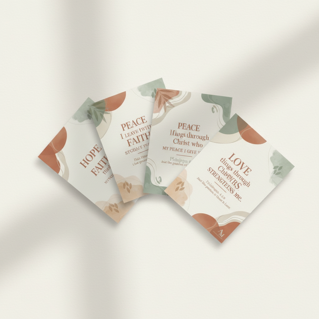 Set of 5 Scripture Cards - Complete Collection
